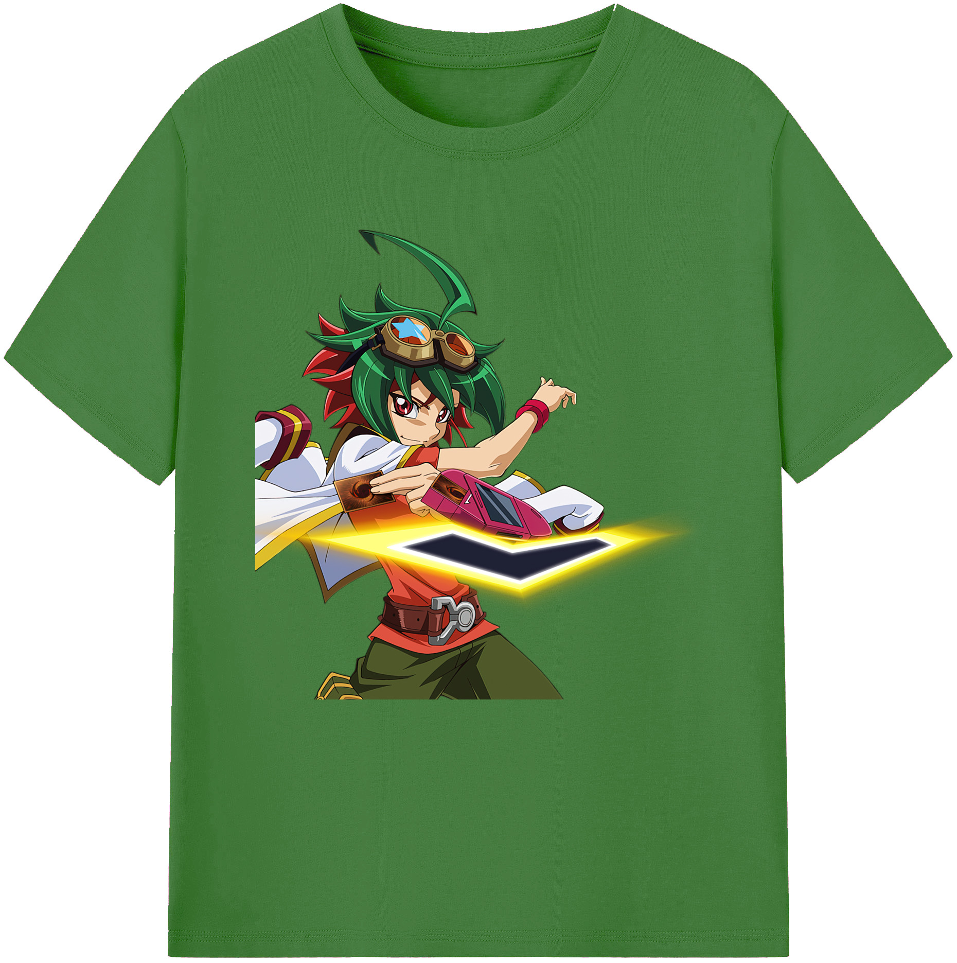 （画像用） 遊☆戯☆王 Yu-Gi-Oh! レディースカジュアルプリントTシャツ（綿100％）